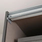 Rauch Frankfurt Two Tone Mirror Front Sliding Door Wardrobe - W316cm - Sliding Door Parts Closeup View