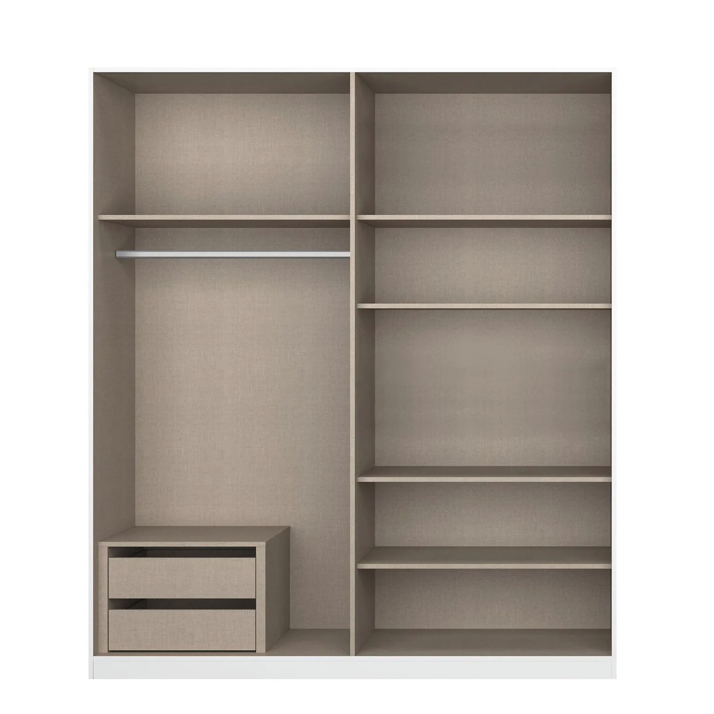 Interior Drawer 9846 For Sliding & Hinged  Wardrobe - Rauch Blue