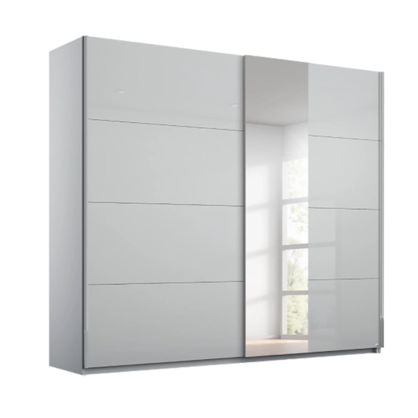 Modern wardrobe with sliding doors One door with Mirror Pads