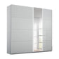 Cairns Sliding Door Wardrobe with LED Light surround Mirror