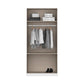 Rauch Cara Metallic Grey 2 Door Wardrobe with Drawers