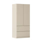 Rauch Cara Champagne 2 Door Wardrobe with Drawers