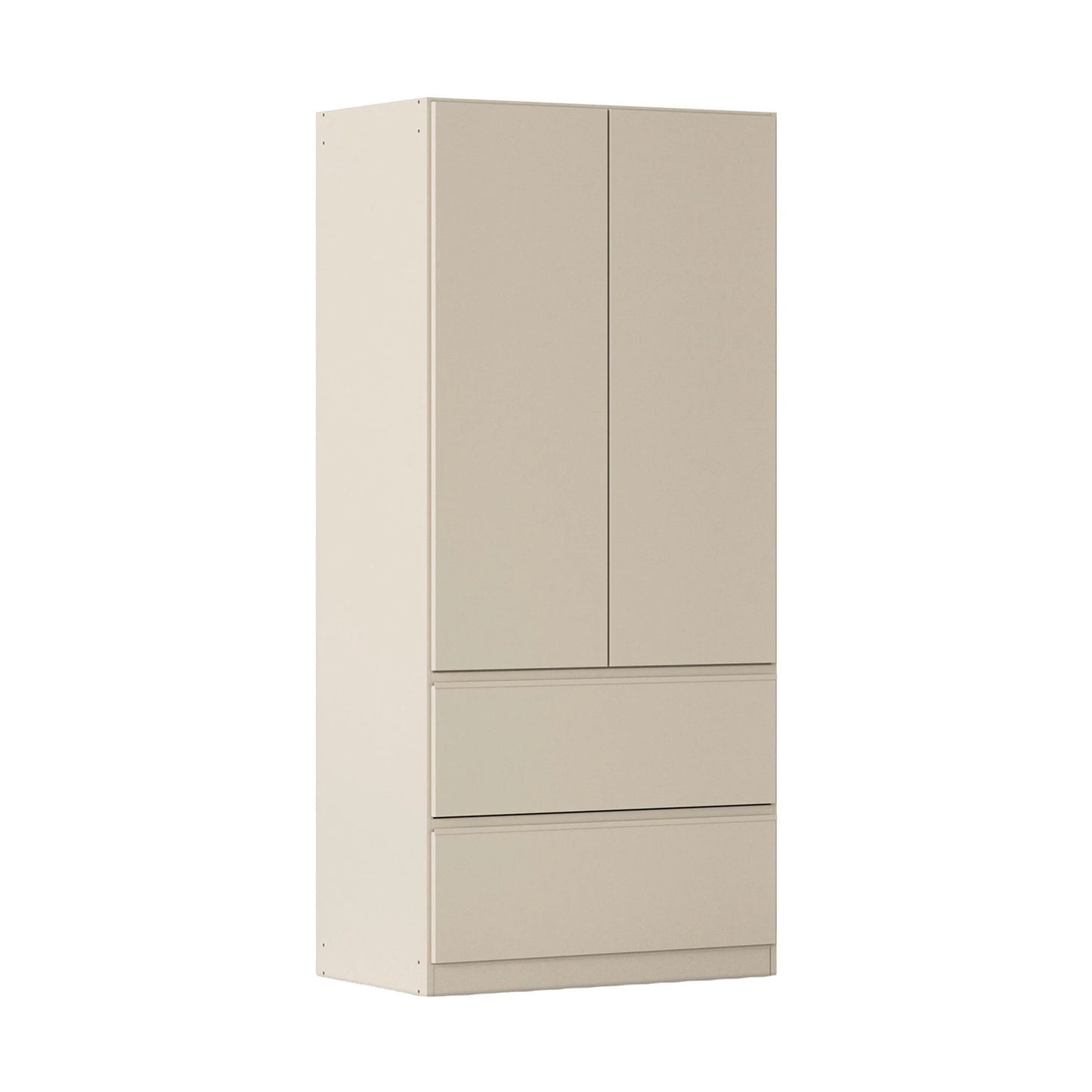 Rauch Cara Champagne 2 Door Wardrobe with Drawers