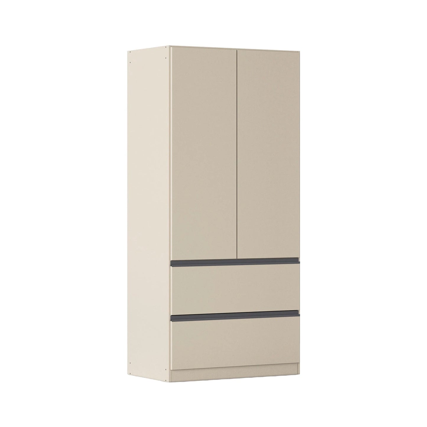 Rauch Cara Champagne 2 Door Wardrobe with Drawers