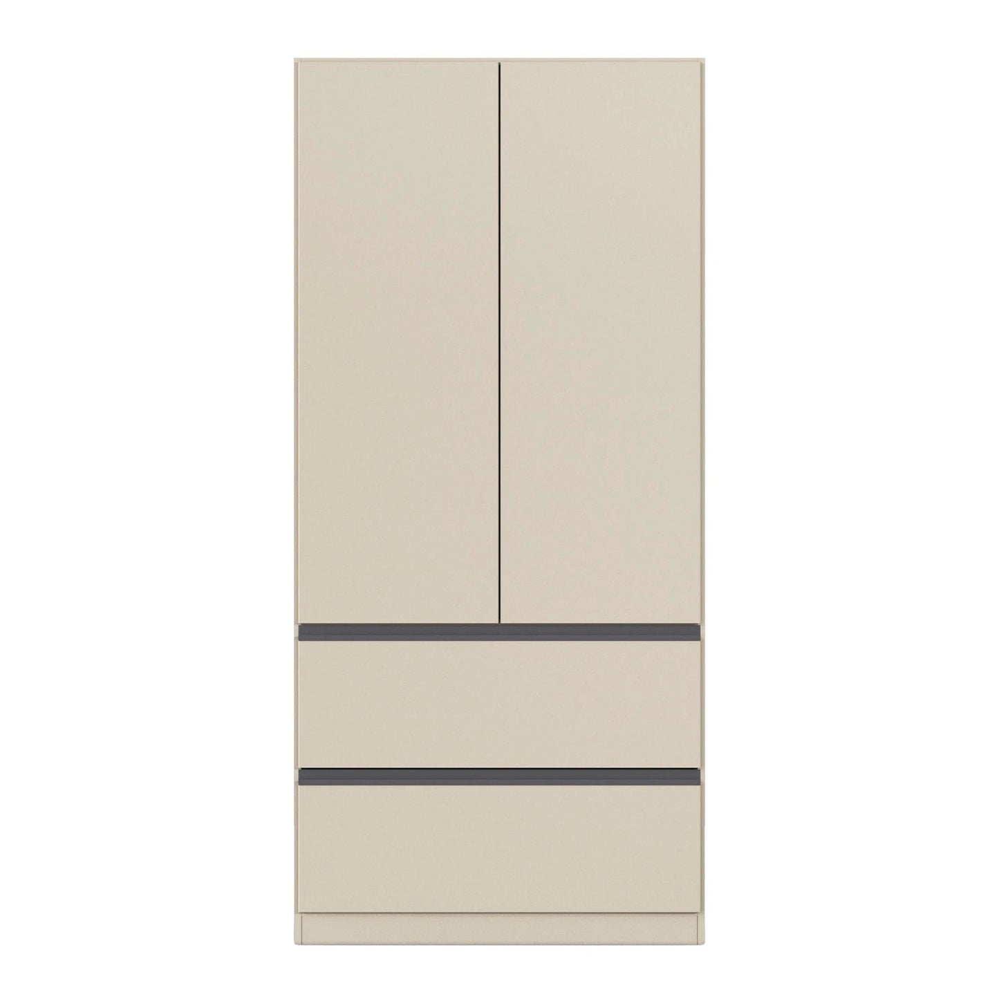 Rauch Cara Champagne 2 Door Wardrobe with Drawers