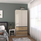 Rauch Cara Champagne 2 Door Wardrobe with Drawers