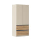 Rauch Cara Champagne 2 Door Wardrobe with Drawers