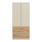 Rauch Cara Champagne 2 Door Wardrobe with Drawers