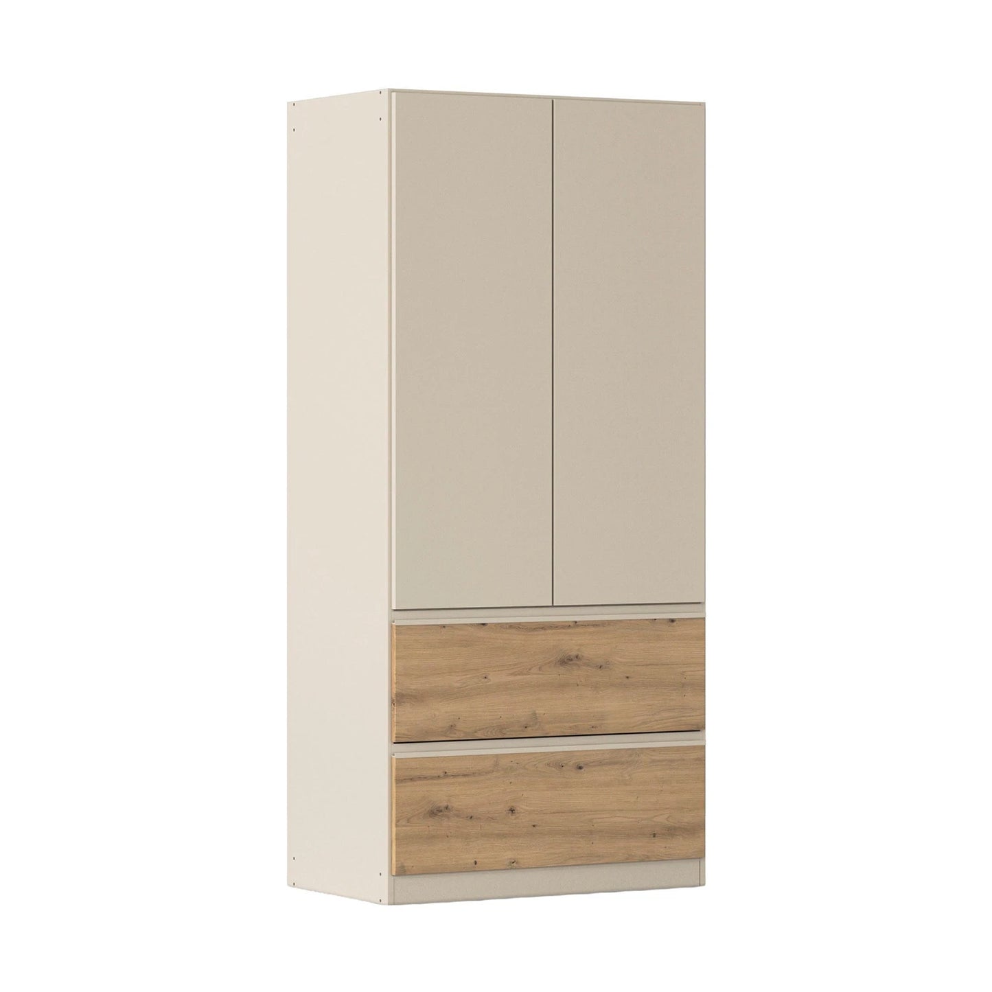 Rauch Cara Champagne 2 Door Wardrobe with Drawers