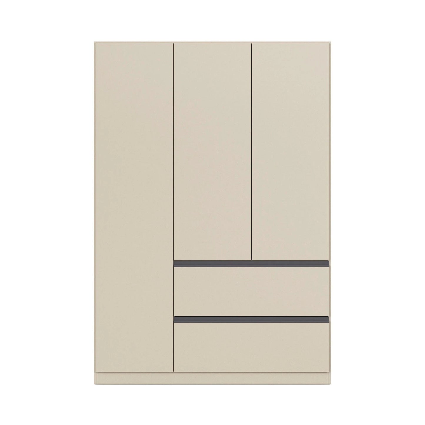 Rauch Cara Champagne 3 Door Wardrobe with Drawers 136cm