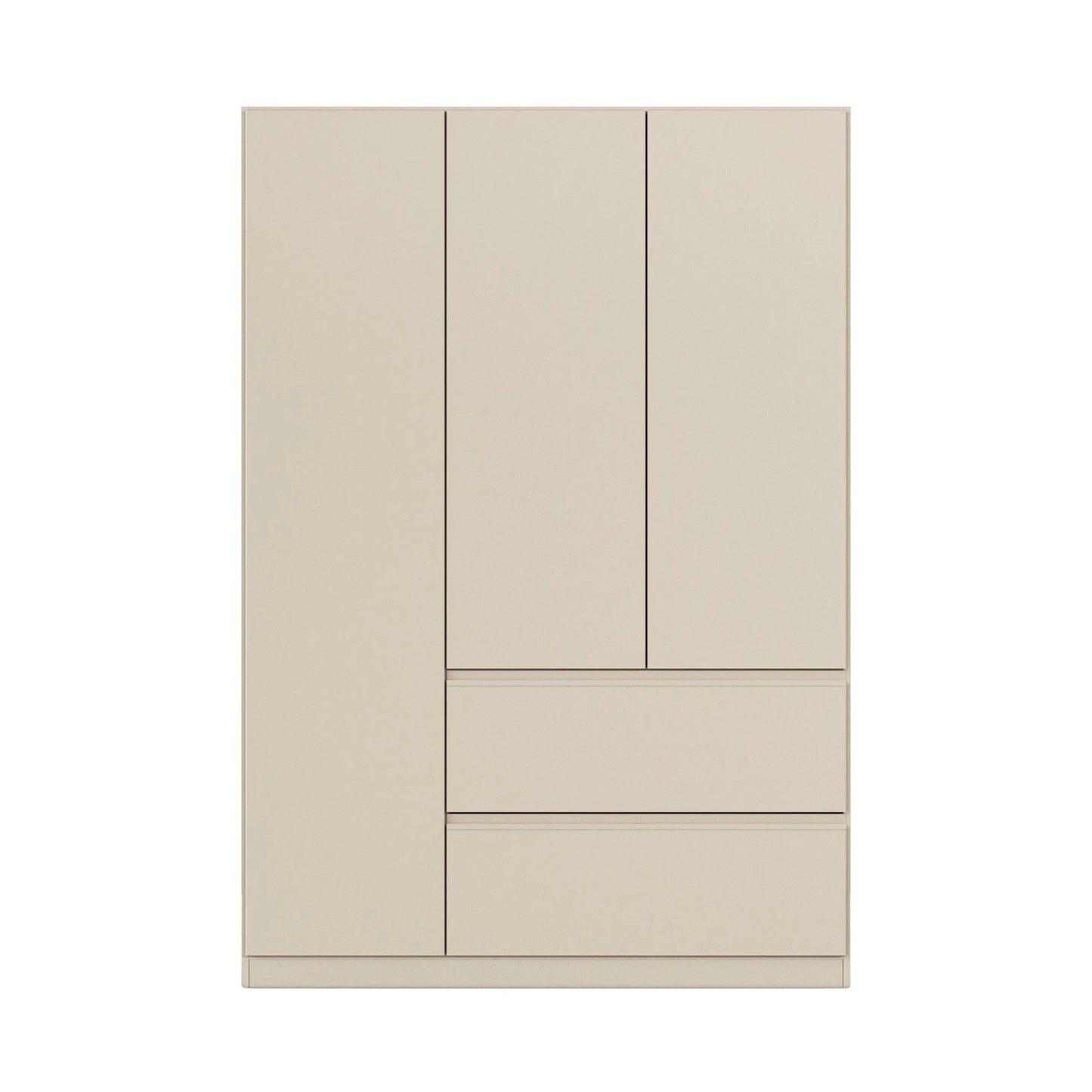 Rauch Cara Champagne 3 Door Wardrobe with Drawers 136cm