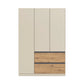 Rauch Cara Champagne 3 Door Wardrobe with Drawers 136cm