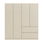 Rauch Cara Champagne 4 Door Wardrobe with Drawers 181cm