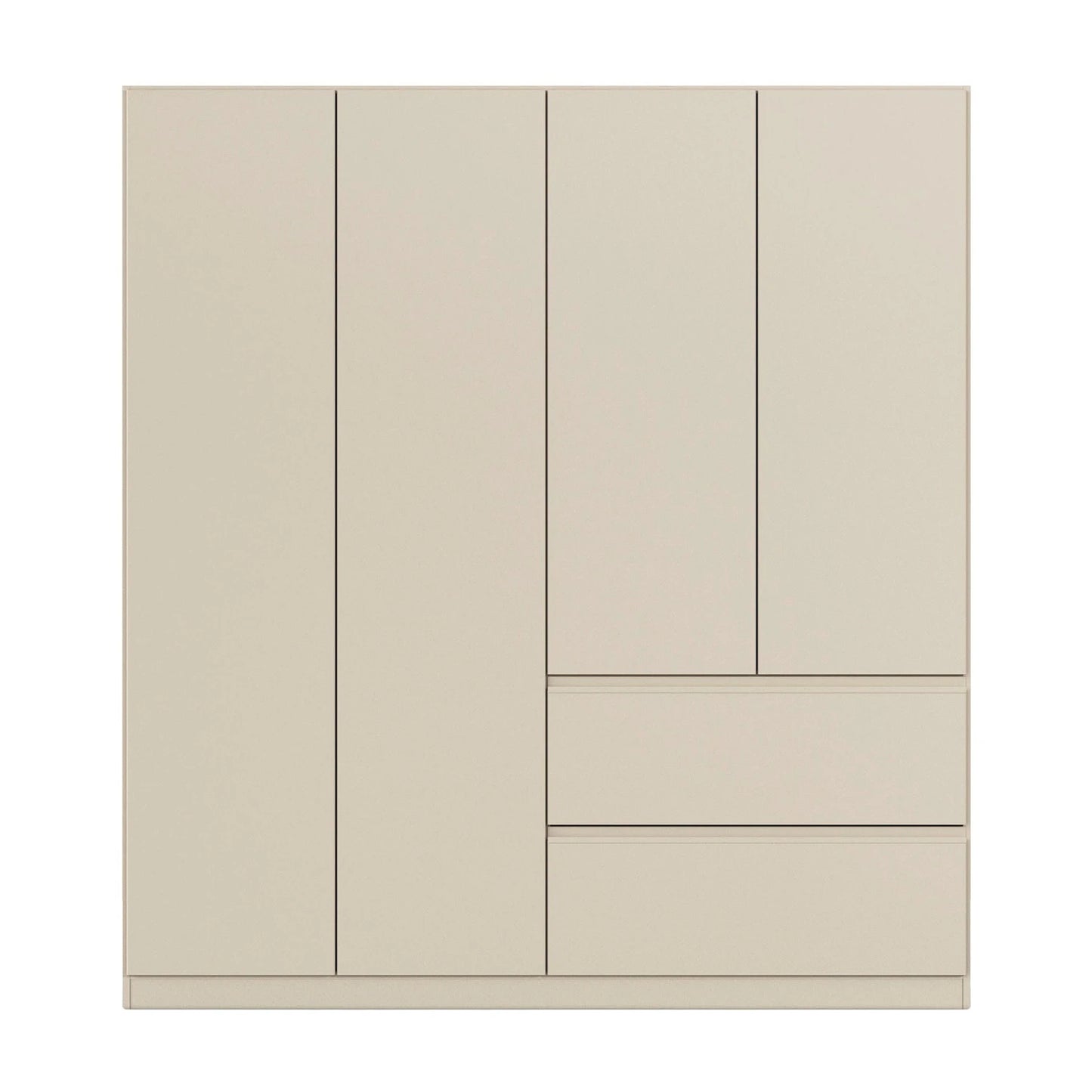 Rauch Cara Champagne 4 Door Wardrobe with Drawers 181cm