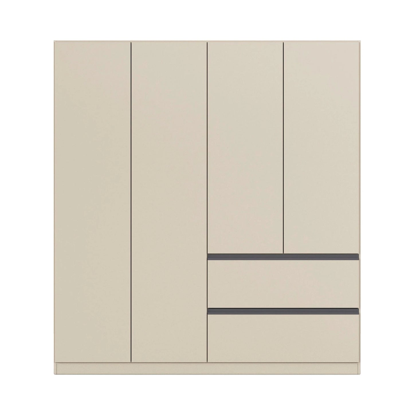 Rauch Cara Champagne 4 Door Wardrobe with Drawers 181cm