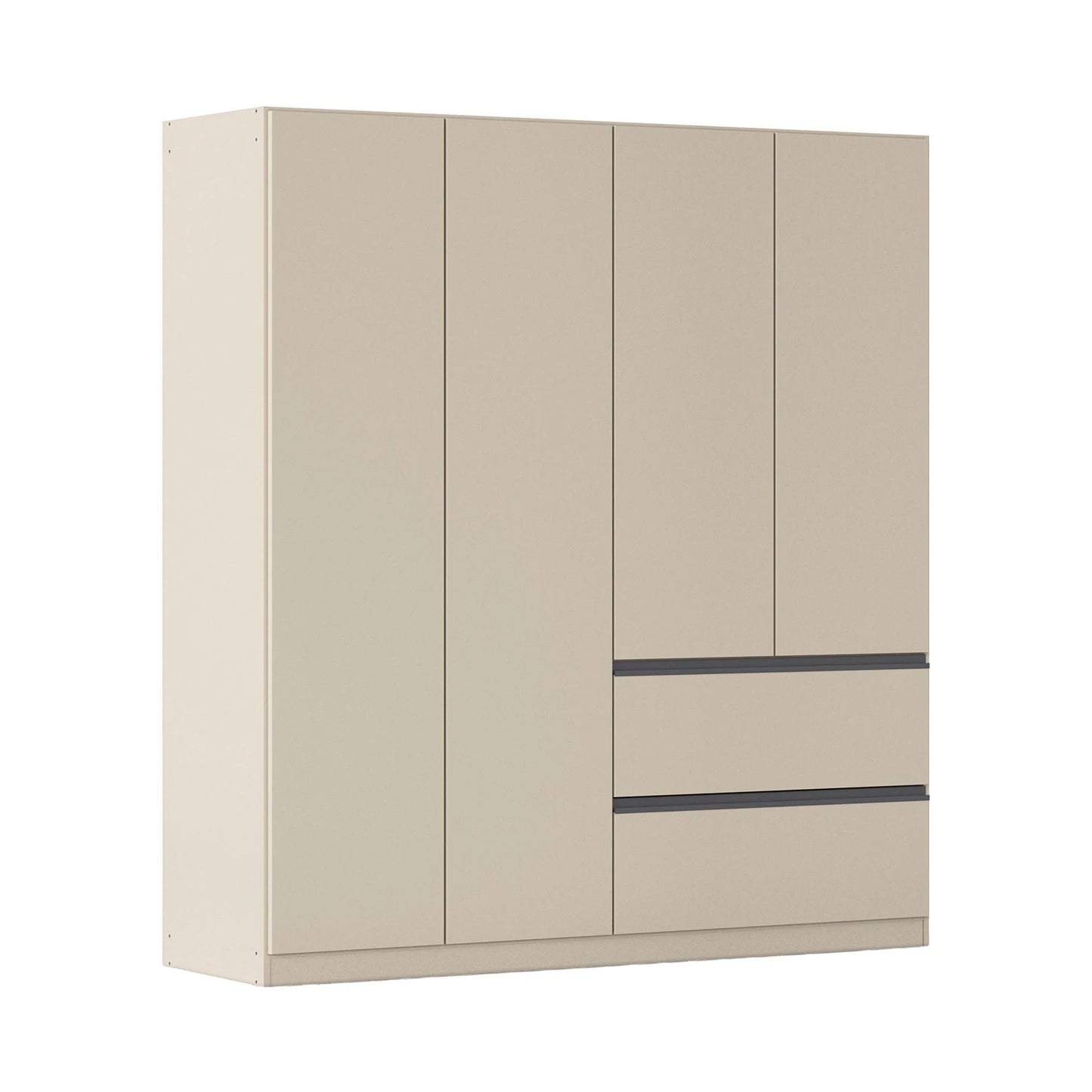 Rauch Cara Champagne 4 Door Wardrobe with Drawers 181cm