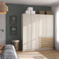 Rauch Cara Champagne 4 Door Wardrobe with Drawers 181cm