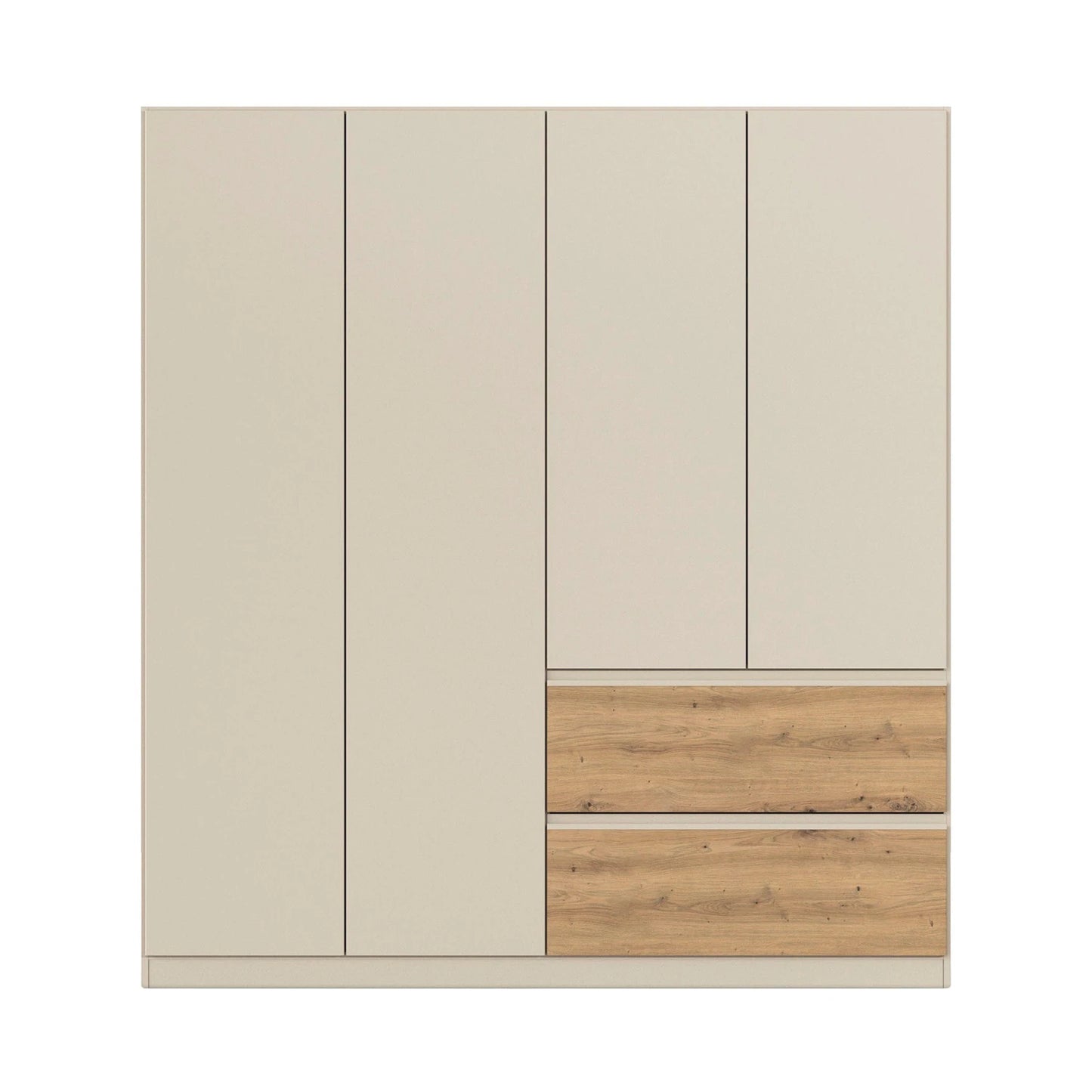 Rauch Cara Champagne 4 Door Wardrobe with Drawers 181cm