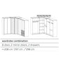 Rauch Cara Artisan Oak Large Corner Wardrobe