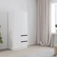 Rauch Cara White 2 Door Wardrobe with Side Drawers 91cm
