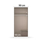 Rauch Cara White 2 Door Wardrobe with Side Drawers 91cm