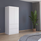 Rauch Cara White 2 Door Wardrobe with Drawers