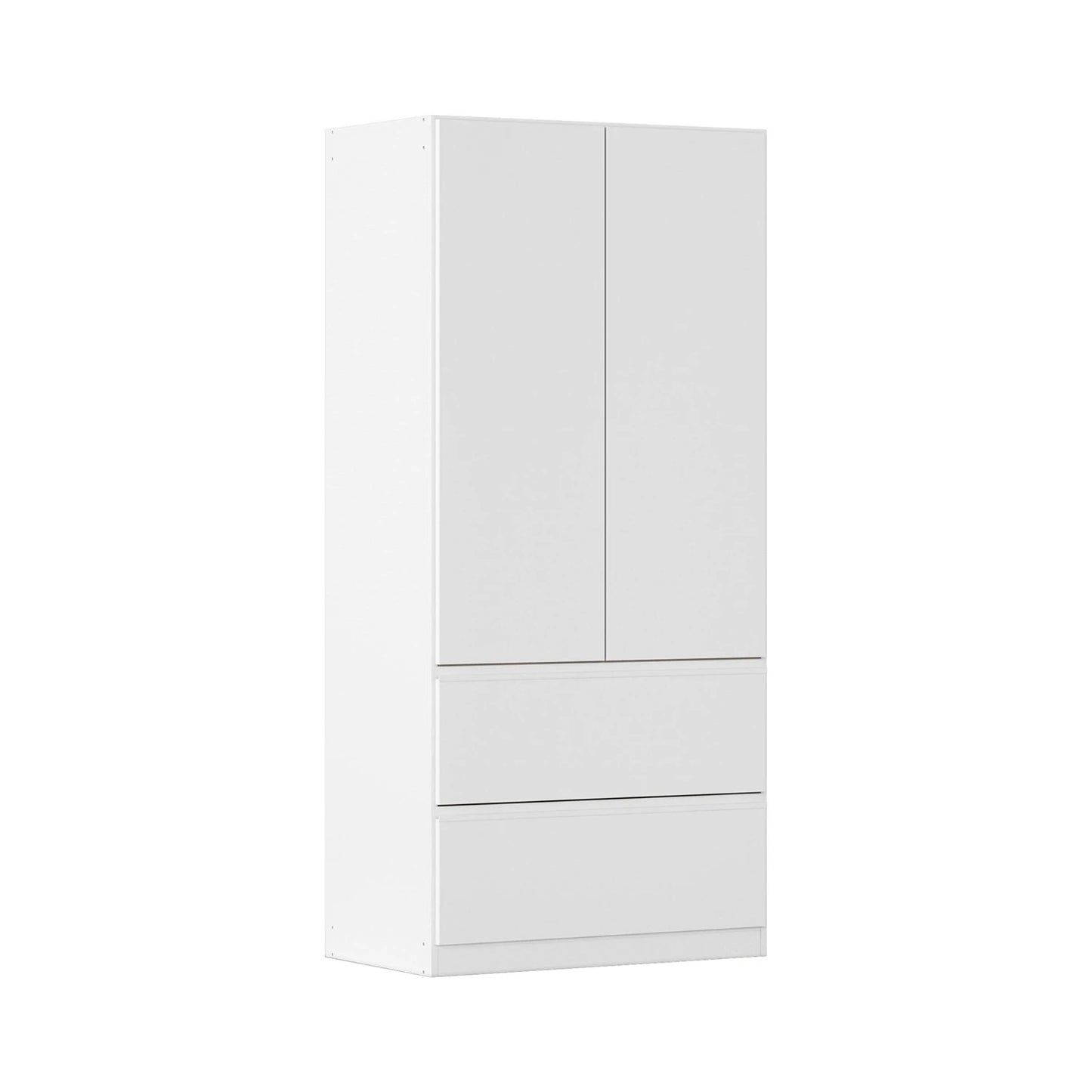 Rauch Cara White 2 Door Wardrobe with Drawers