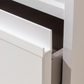 Rauch Cara White 3 Door Mirrored Wardrobe with Drawers 136cm
