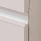 Rauch Cara White 3 Door Mirrored Wardrobe with Drawers 136cm