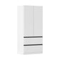 Rauch Cara White 2 Door Wardrobe with Drawers