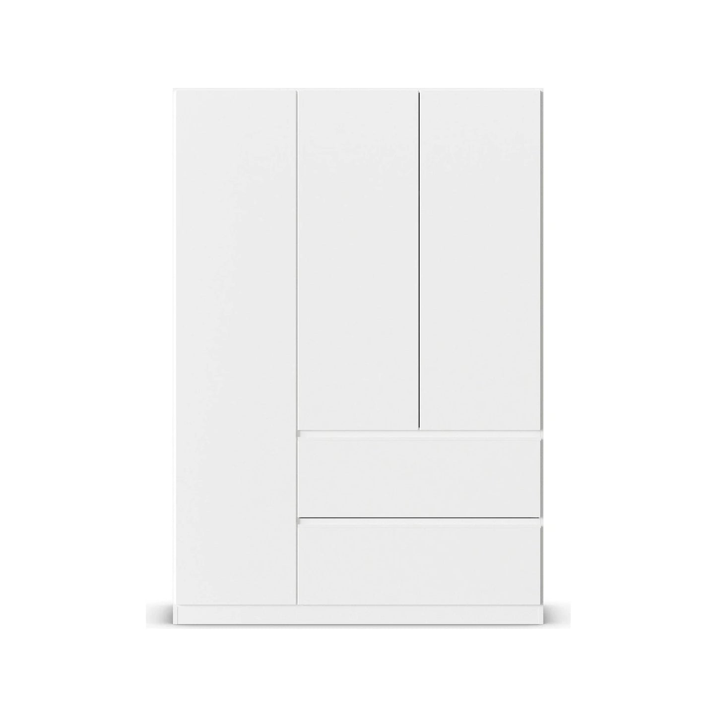 Rauch Cara White 3 Door Wardrobe with Drawers 136cm