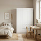 Rauch Cara White 3 Door Wardrobe with Drawers 136cm