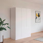 Rauch Cara White 3 Door Wardrobe with Drawers 136cm