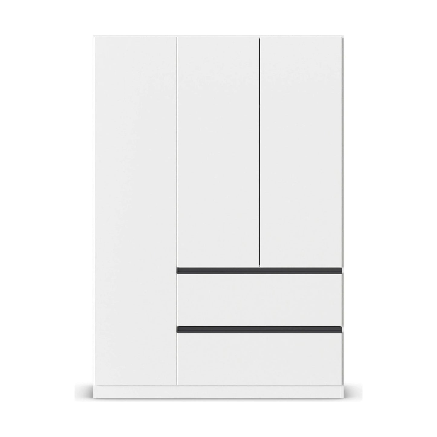 Rauch Cara White 3 Door Wardrobe with Drawers 136cm