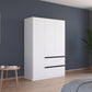 Rauch Cara White 3 Door Wardrobe with Drawers 136cm