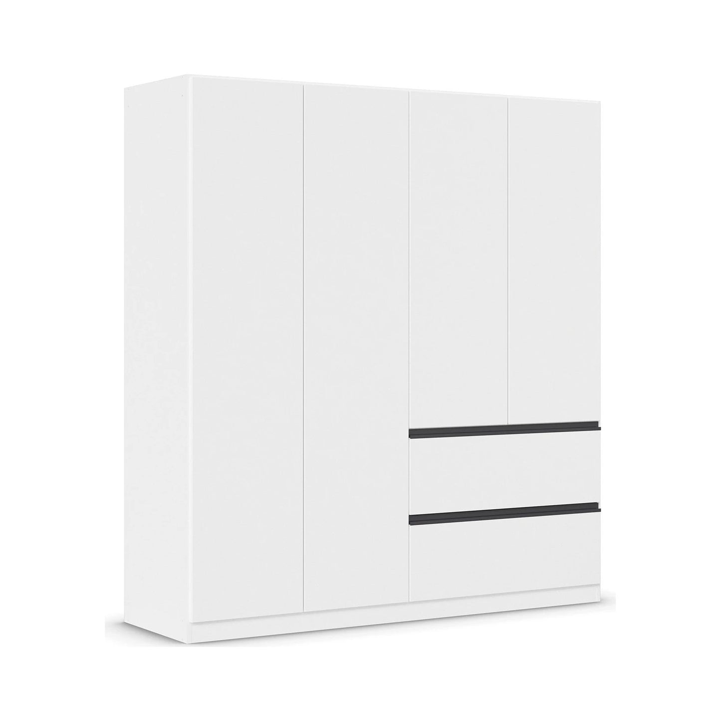 Rauch Cara White 4 Door Wardrobe with Drawers 181cm