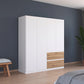 Rauch Cara White 4 Door Wardrobe with Drawers 181cm