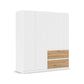 Rauch Cara White 4 Door Wardrobe with Drawers 181cm