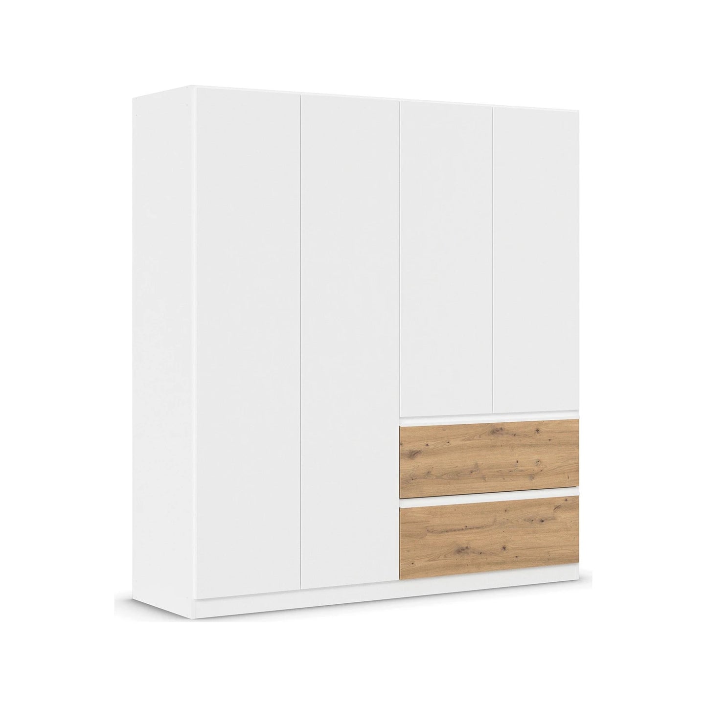 Rauch Cara White 4 Door Wardrobe with Drawers 181cm