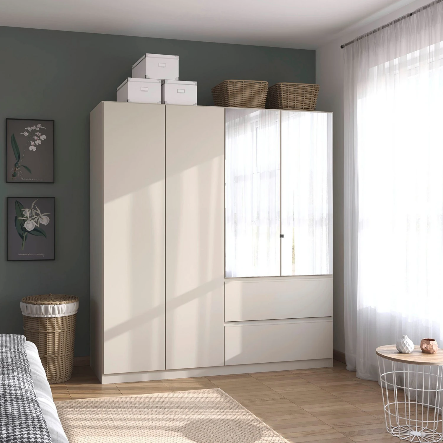 4 Door Wardrobes with Drawers