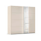 Rauch Champagne Perth Sliding Door Wardrobe with Mirror