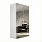 Rauch Crystal 2 Door Full Mirror Wardrobe with Drawers in white