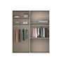 Interior of Rauch Miramar 4 Door Full Mirror Wardrobe with Drawers
