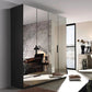 Rauch Miramar Crystal 4 Door Full Mirror Wardrobe with 3 Large Drawers