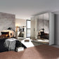 Rauch Crystal 4 Door Full Mirror Wardrobe with Drawers