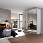 Rauch Crystal 4 Door Full Mirror Wardrobe with Drawers