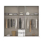Rauch Essensa 5 Door Wardrobe with 1 Mirrored Door & 2 Drawers – 226cm