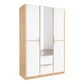 Rauch Essensa  vertical and horizontal trims  3 Doors, 1 Mirrored Door & 2 Drawers in Sonoma Oak