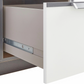 Side Drawer view of Rauch Essensa 3 Doors, 1 Mirrored Door & 2 Drawers 