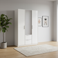 Rauch Essensa 3 Door Wardrobe with Mirror & 2 Drawers – 136cm